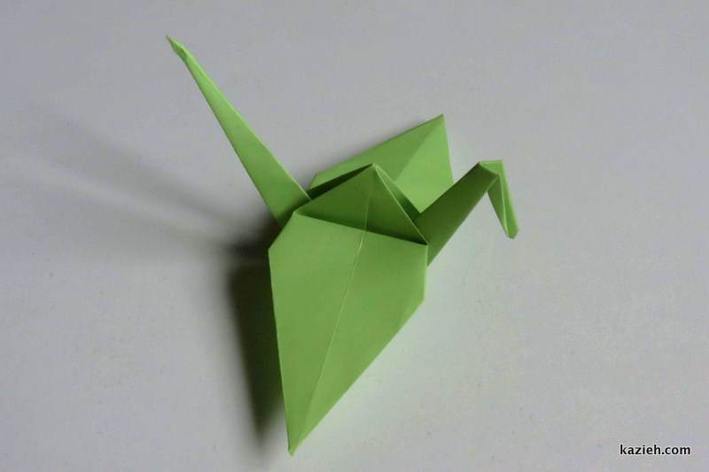 درنای اوریگامی - کازیه