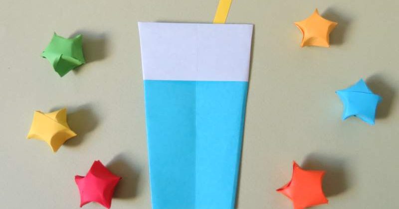 لیوان شربت اریگامی origami juice - کازیه