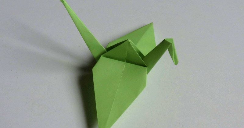 آموزش ویدیویی درنا اریگامی - کازیه اریگامی کاغذوتا پرنده